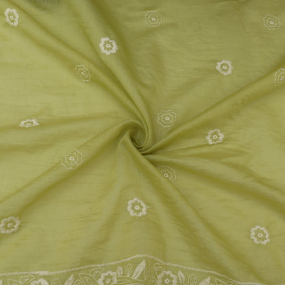 Mul Chanderi Embroidery Fabric