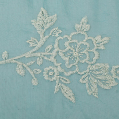 Mul Chanderi Embroidery Fabric