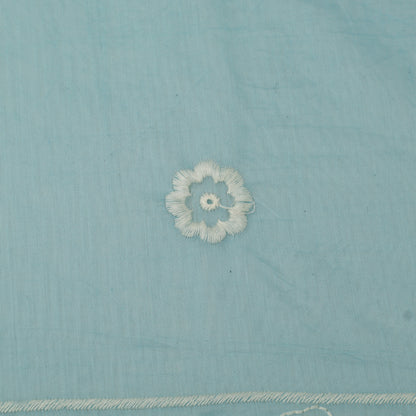 Mul Chanderi Embroidery Fabric