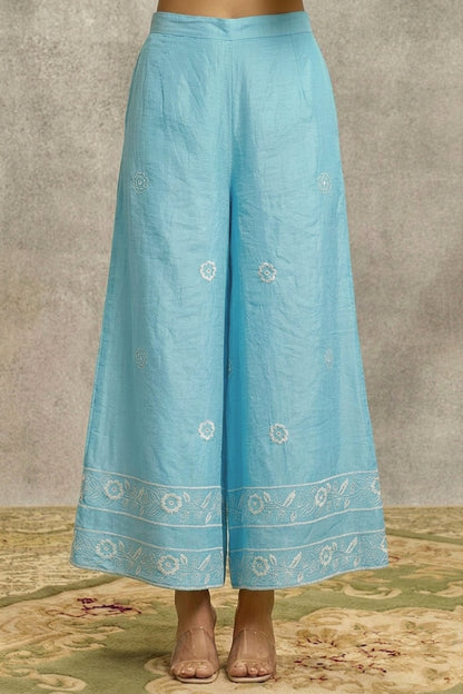 Mul Chanderi Embroidery Fabric