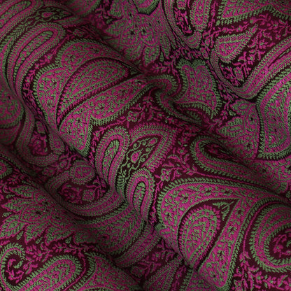 Wine Color Tanchui Brocade Fabric