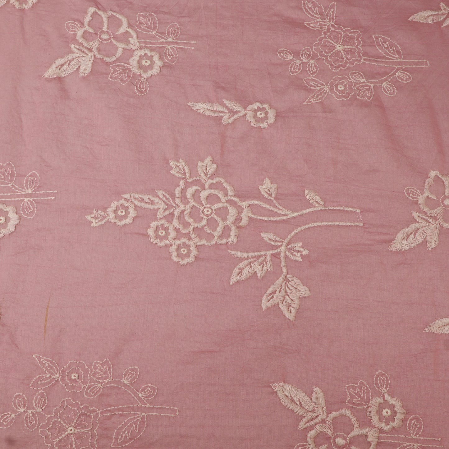 Mul Chanderi Embroidery Fabric