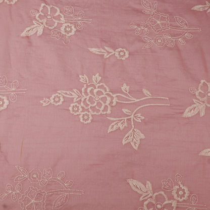 Mul Chanderi Embroidery Fabric
