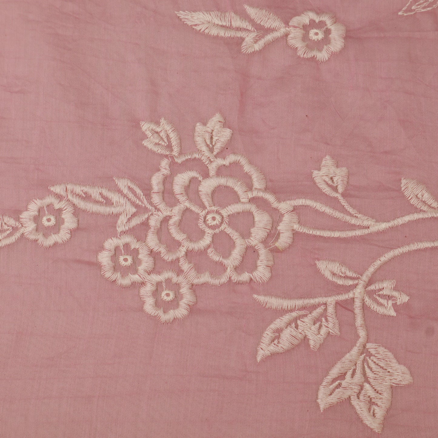 Mul Chanderi Embroidery Fabric
