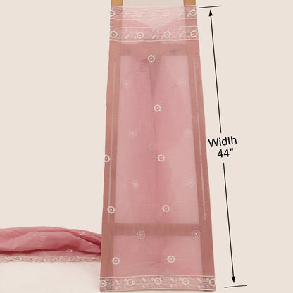 Mul Chanderi Embroidery Fabric