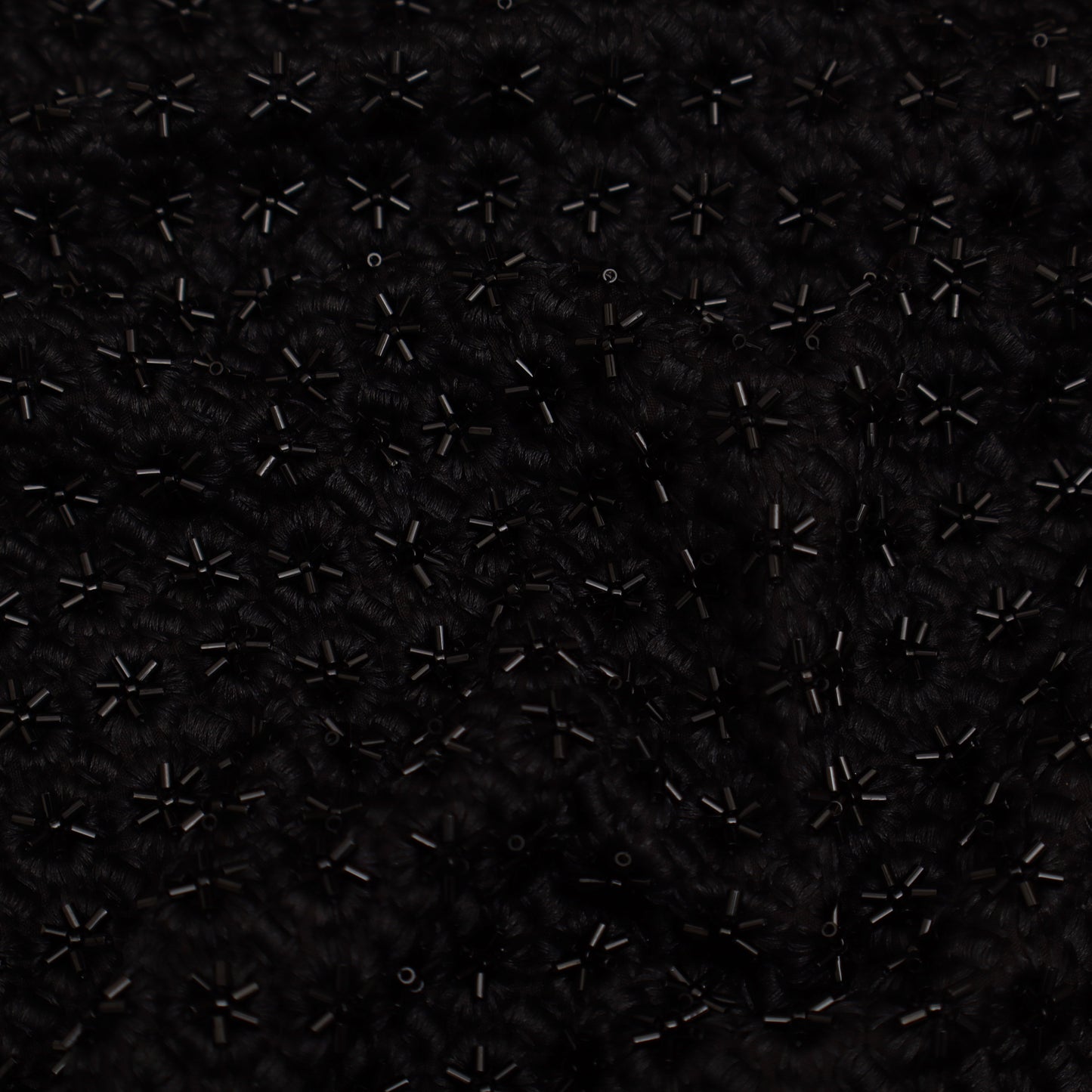 Black Color Nokia Silk Embroidery Fabric