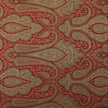 Maroon Color Tanchui Brocade Fabric