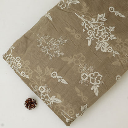 Mul Chanderi Embroidery Fabric