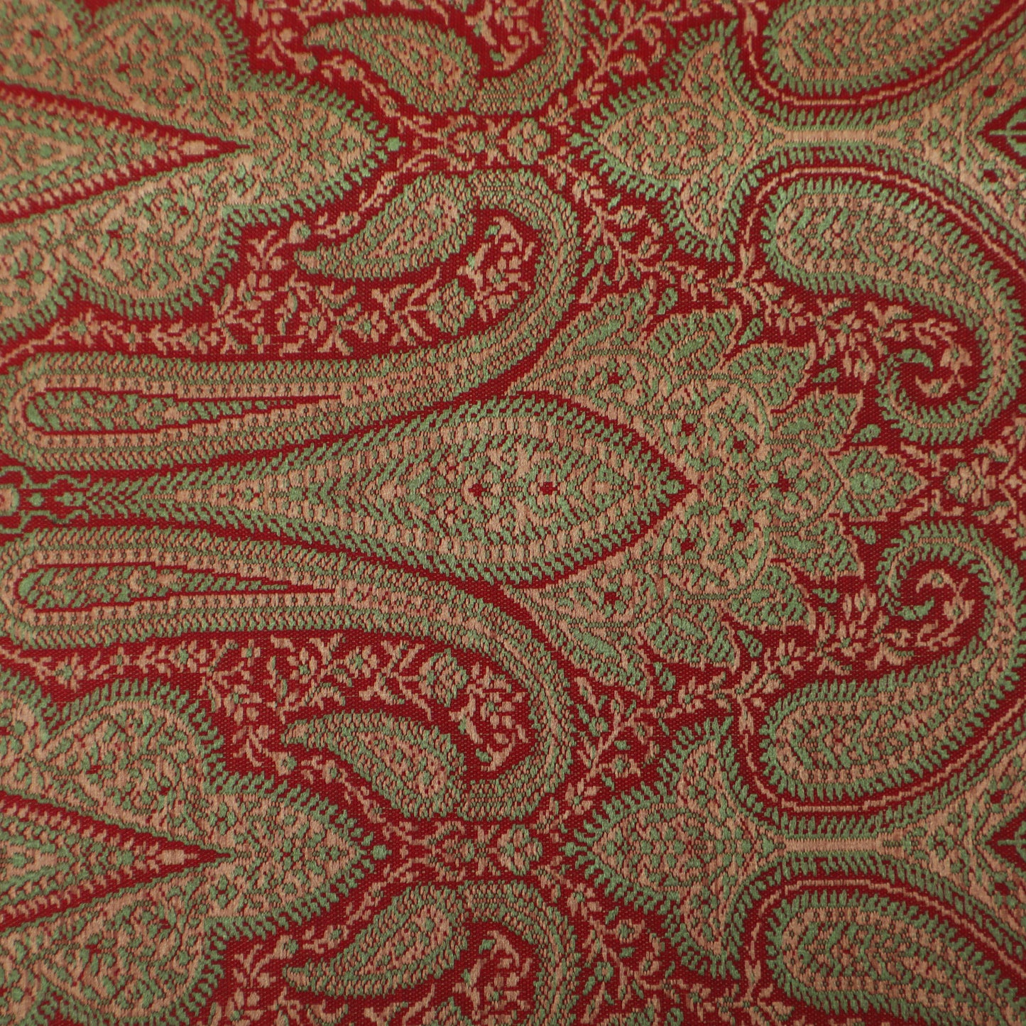 Maroon Color Tanchui Brocade Fabric