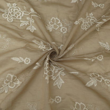 Mul Chanderi Embroidery Fabric