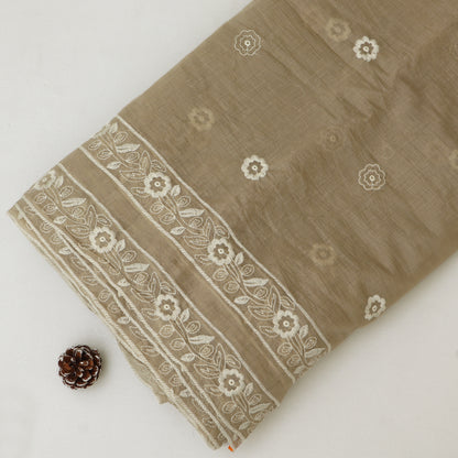 Mul Chanderi Embroidery Fabric
