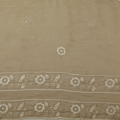 Mul Chanderi Embroidery Fabric