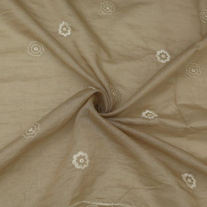 Mul Chanderi Embroidery Fabric