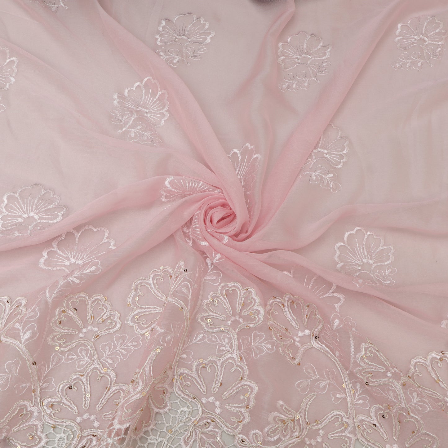 Chiffon Embroidery Fabric