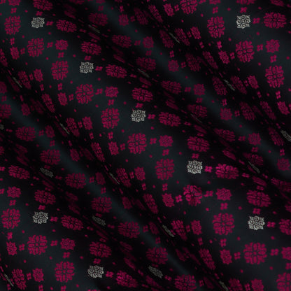 Wine Color Tanchui Brocade Fabric