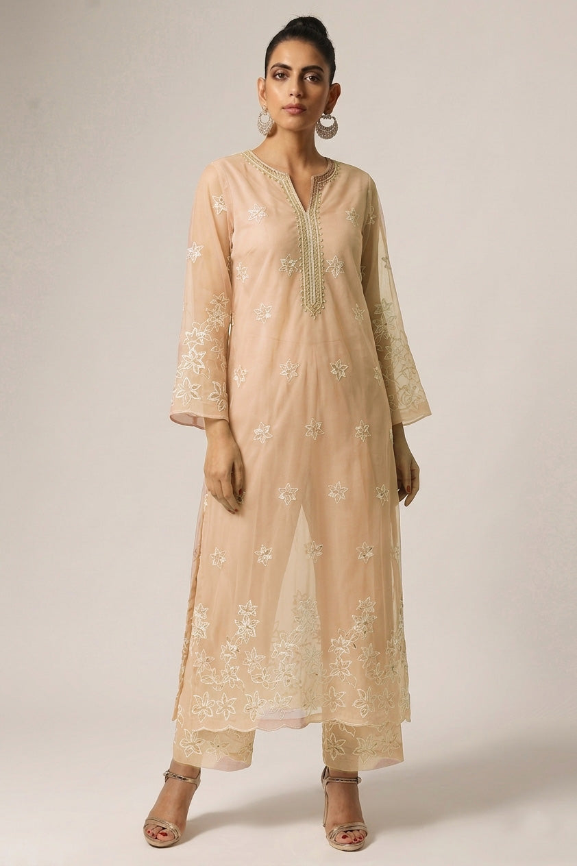 Chiffon Embroidery Fabric