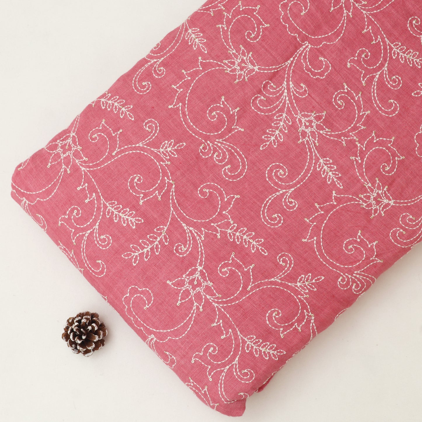 Pure Linen Embroidery Fabric