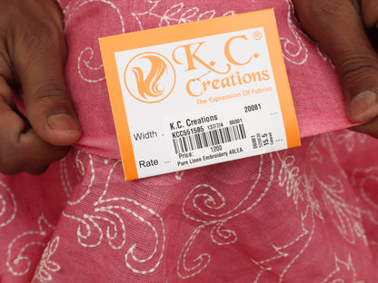 Pure Linen Embroidery Fabric