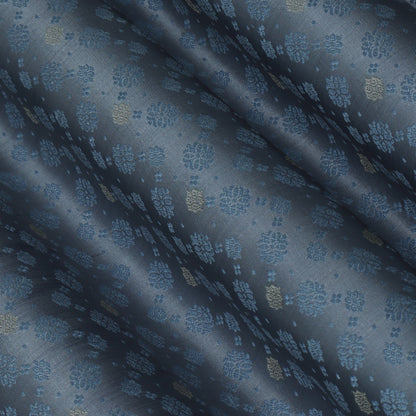 Grey Color Tanchui Brocade Fabric