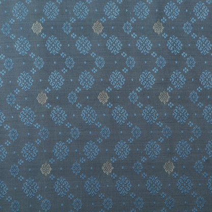 Grey Color Tanchui Brocade Fabric