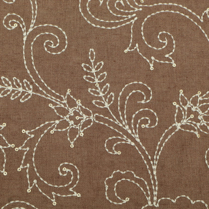 Pure Linen Embroidery Fabric
