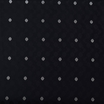 Black Color Tanchui Brocade Fabric