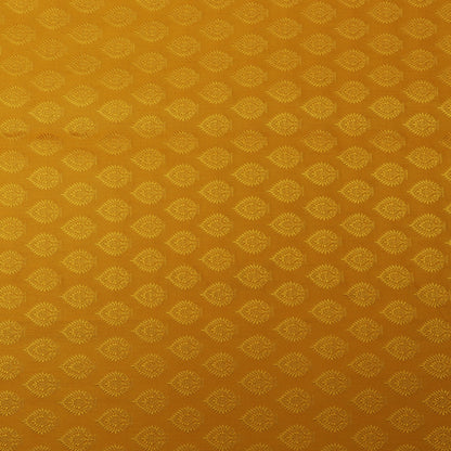 Mustard Color Tanchui Self Brocade Fabric