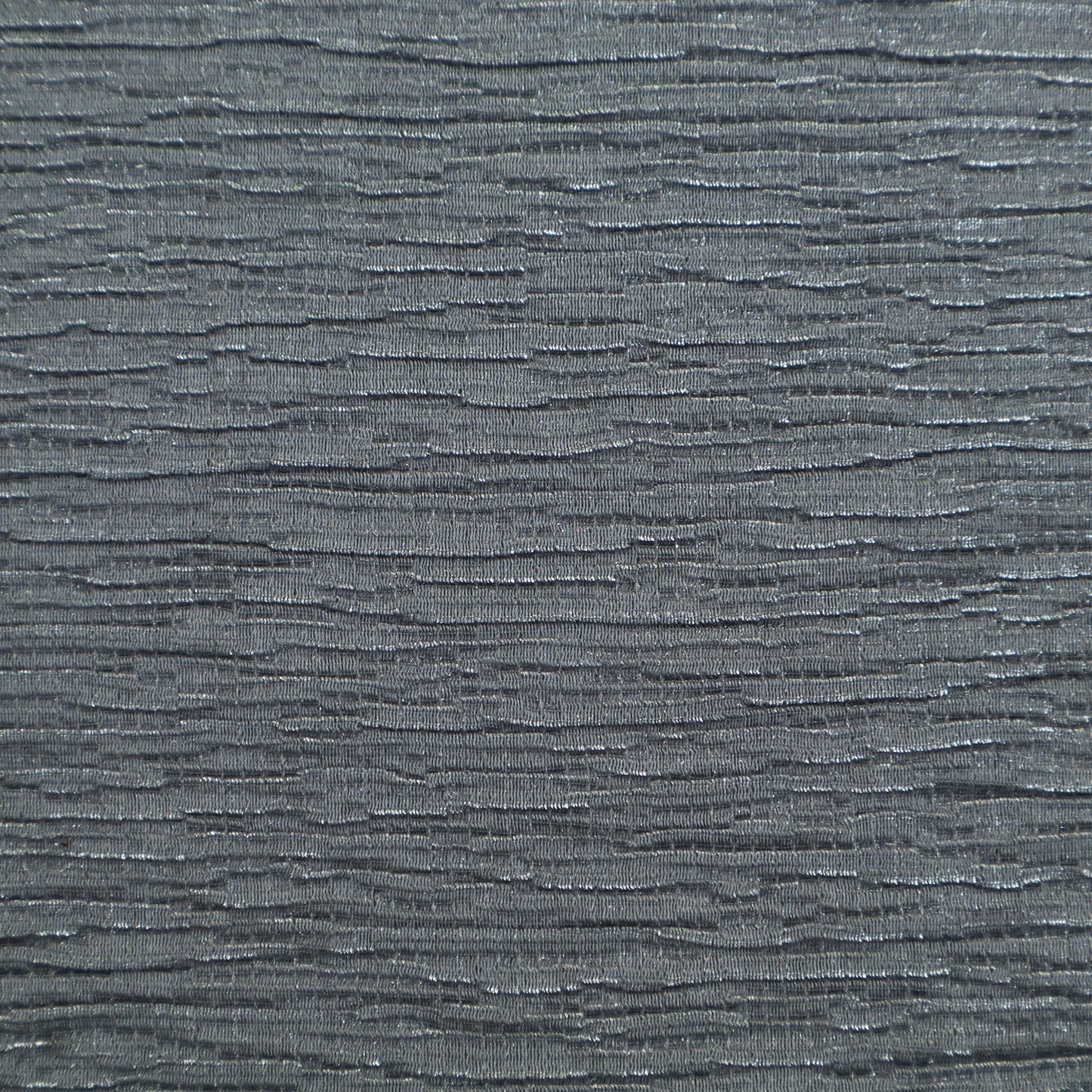 Grey Color Crush Crepe Foil Fabric