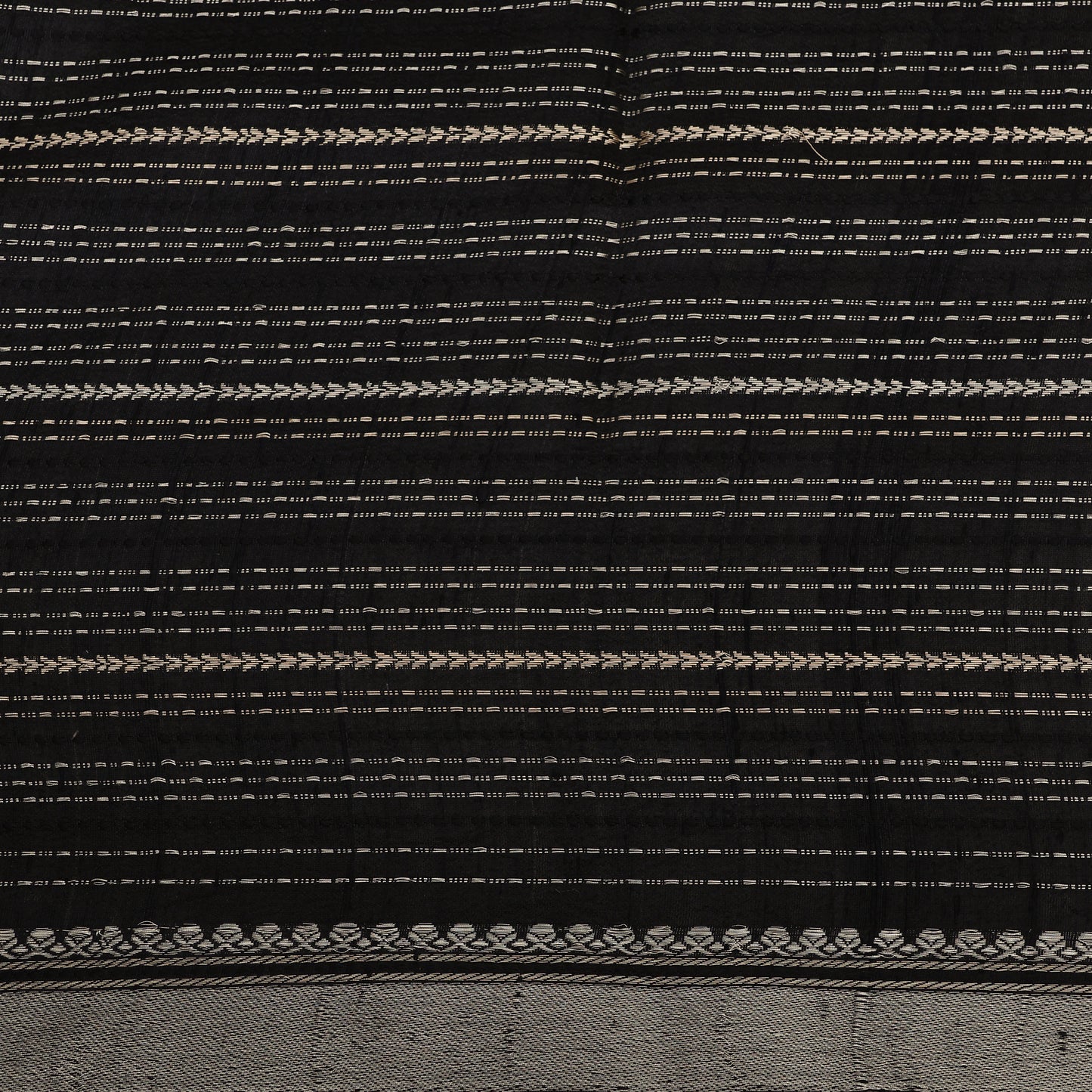 Pure Raw Silk Zari Stripe Fabric