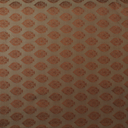 Chocolate Color Tanchui Self Brocade Fabric