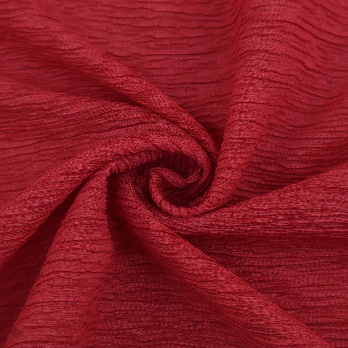 Dark Pink Color Crush Crepe Plain Fabric