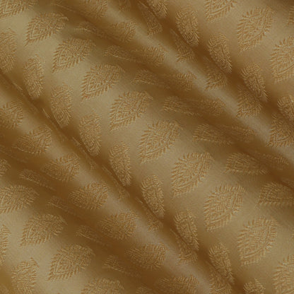 Beige Color Tanchui Self Brocade Fabric