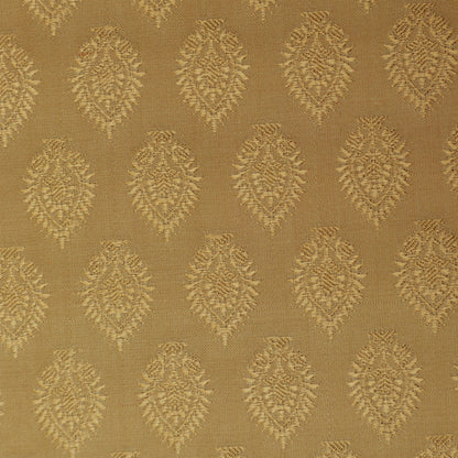 Beige Color Tanchui Self Brocade Fabric