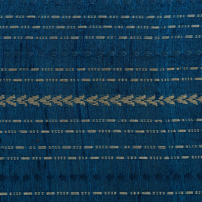 Pure Raw Silk Zari Stripe Fabric