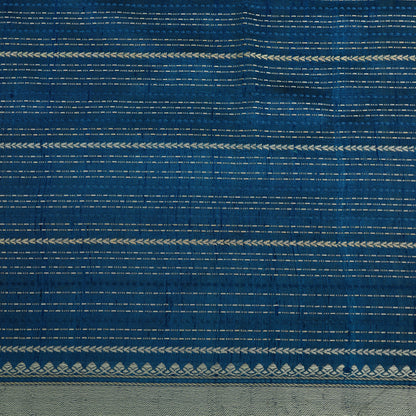 Pure Raw Silk Zari Stripe Fabric