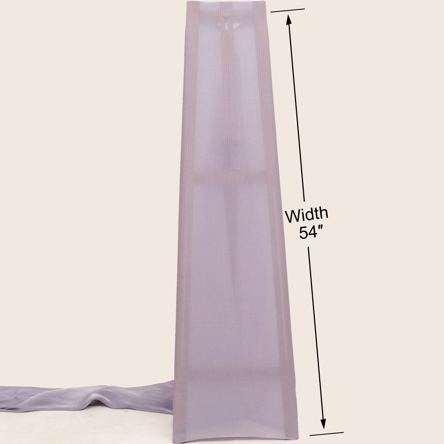 Organza Stripe Shimmer Fabric