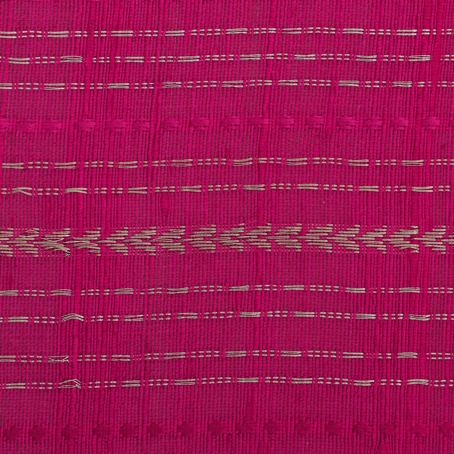 Pure Raw Silk Zari Stripe Fabric