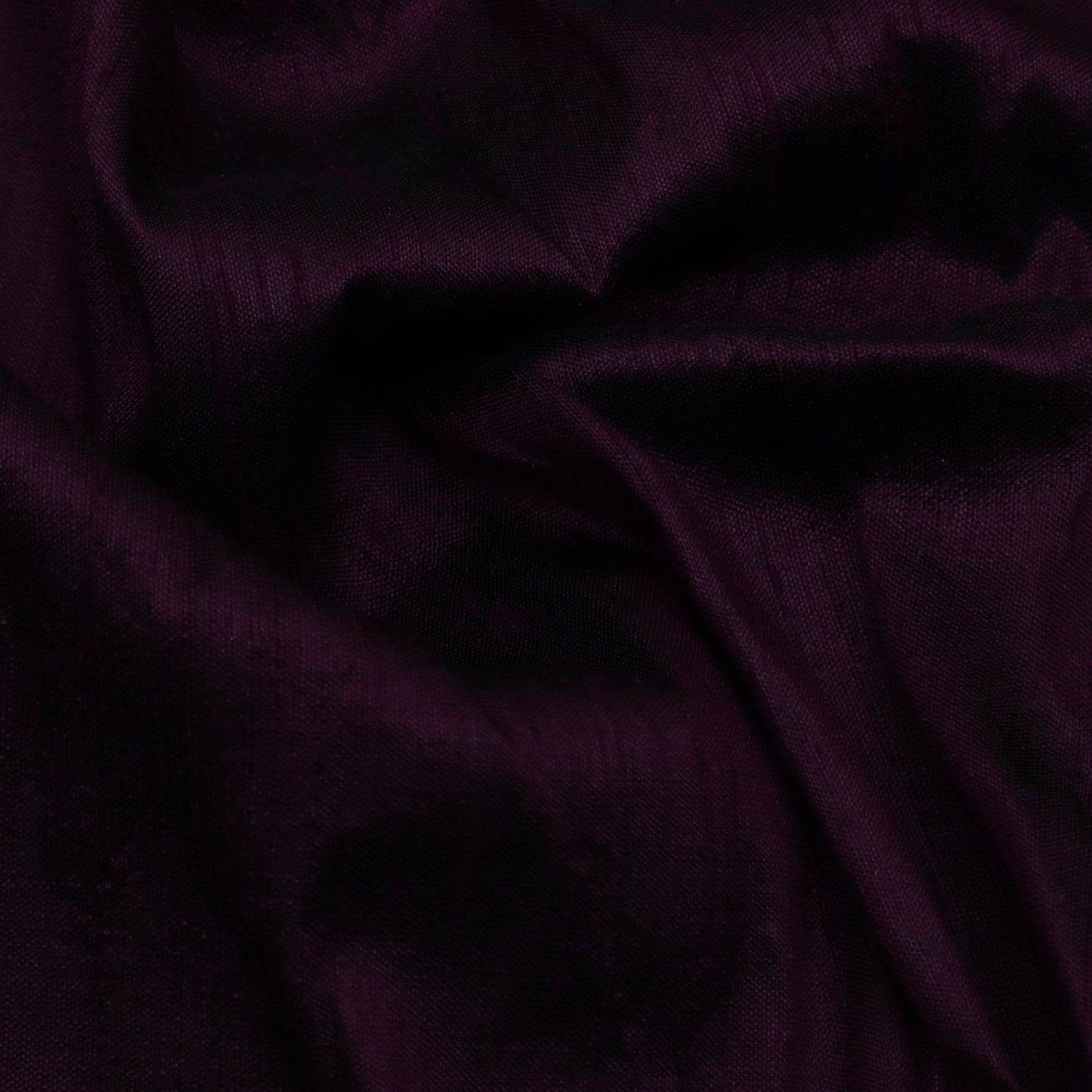 Purple Color Raw Silk Plain Fabric