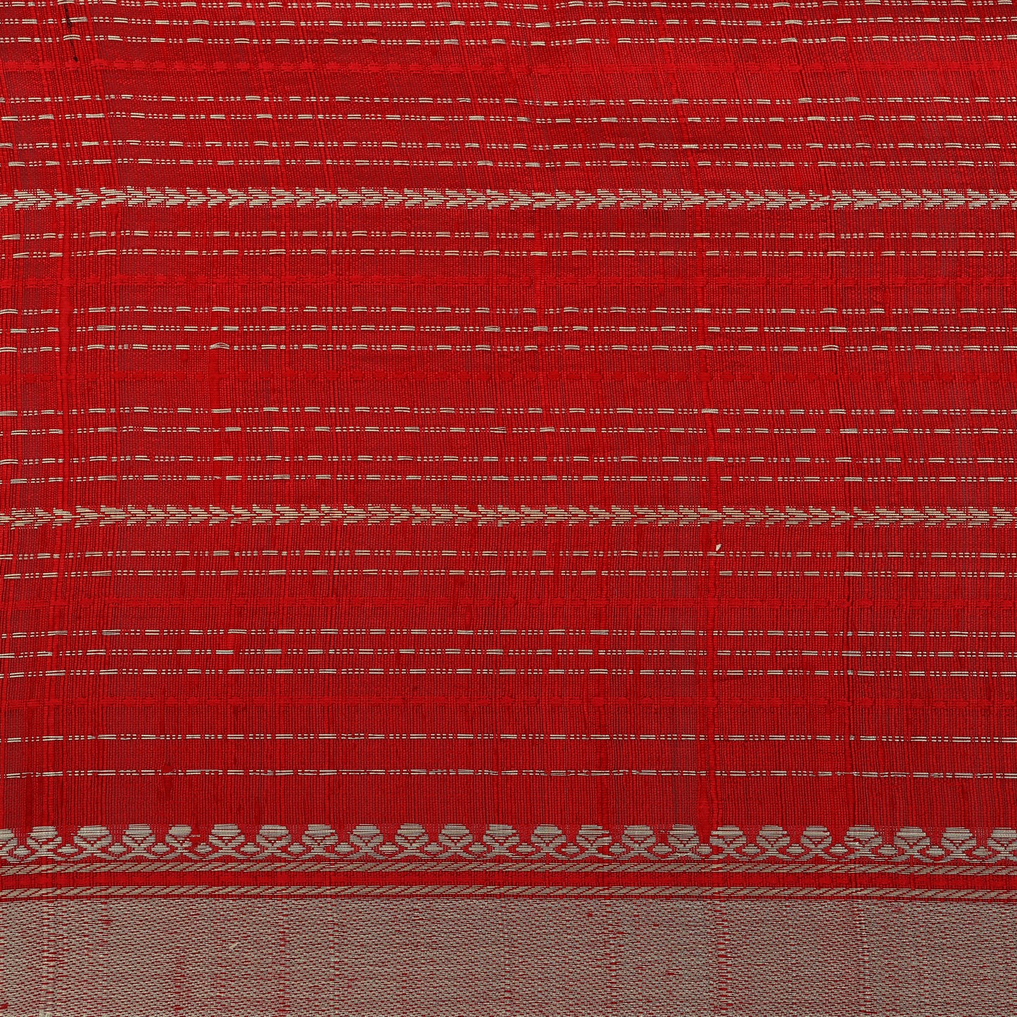 Pure Raw Silk Zari Stripe Fabric