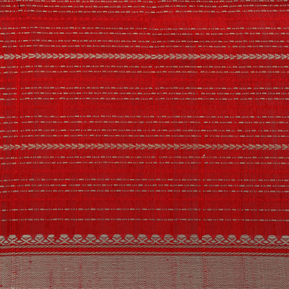 Pure Raw Silk Zari Stripe Fabric