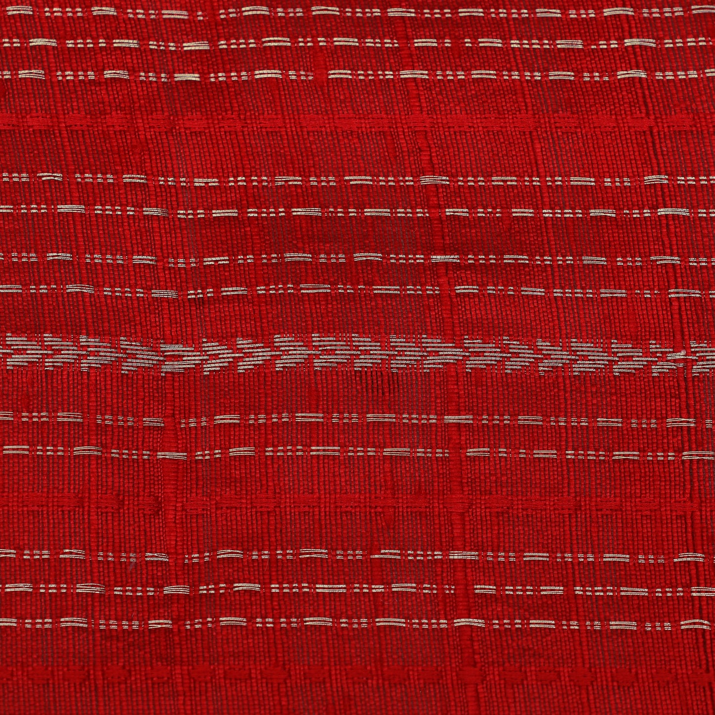 Pure Raw Silk Zari Stripe Fabric