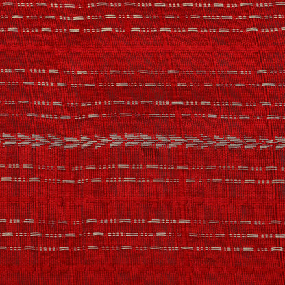 Pure Raw Silk Zari Stripe Fabric