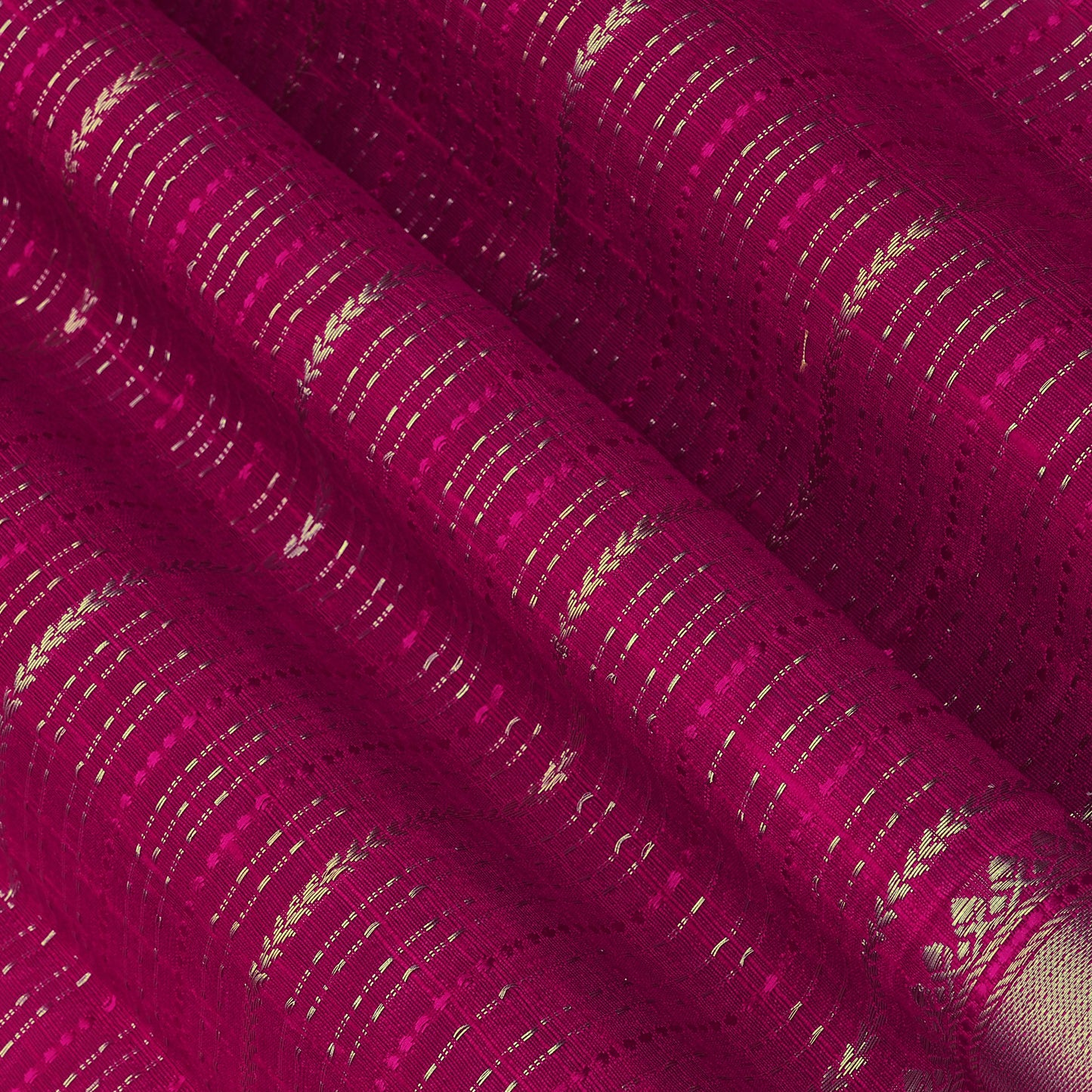 Pure Raw Silk Zari Stripe Fabric