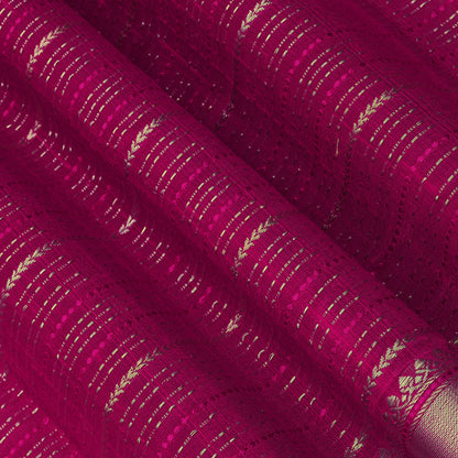 Pure Raw Silk Zari Stripe Fabric