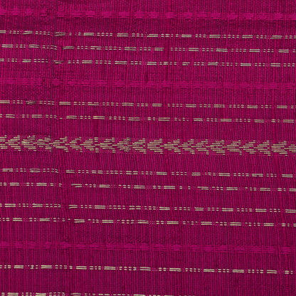 Pure Raw Silk Zari Stripe Fabric