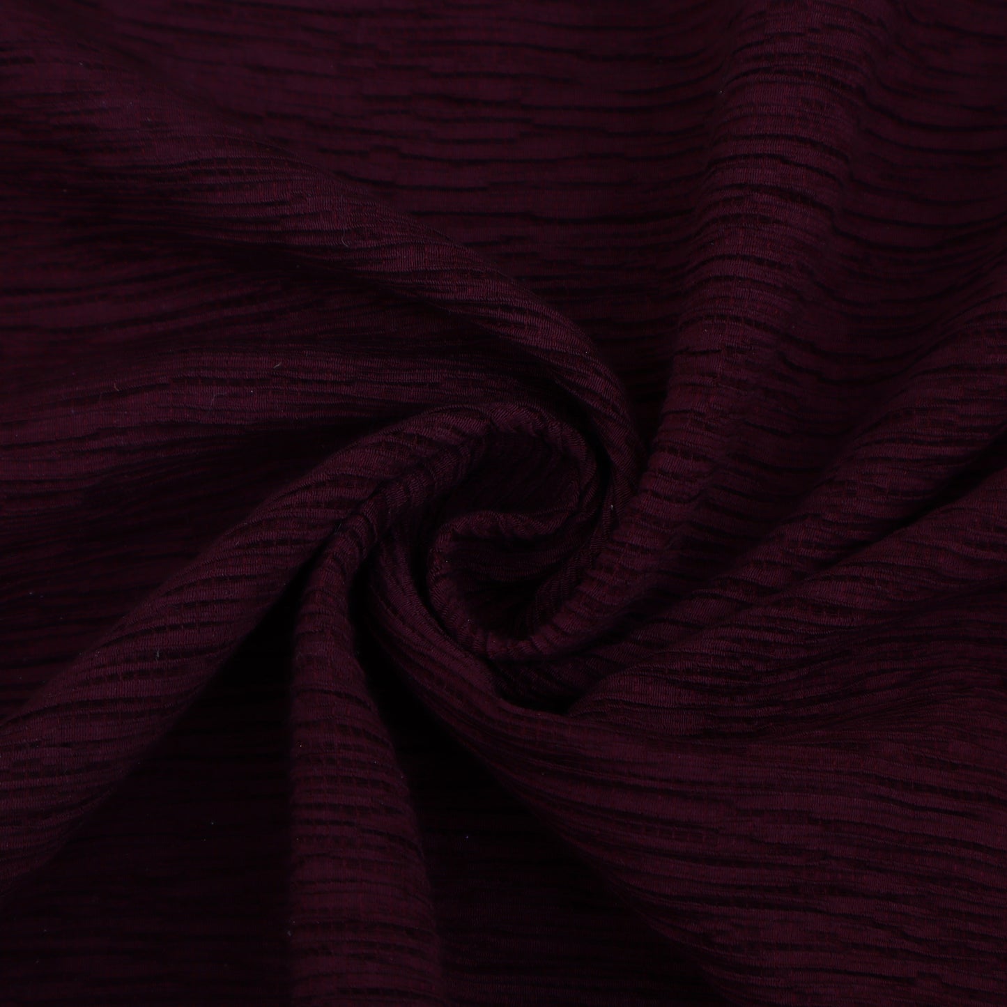 Maroon Color Crush Crepe Plain Fabric