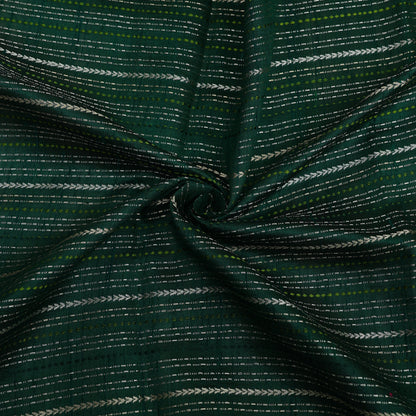 Pure Raw Silk Zari Stripe Fabric