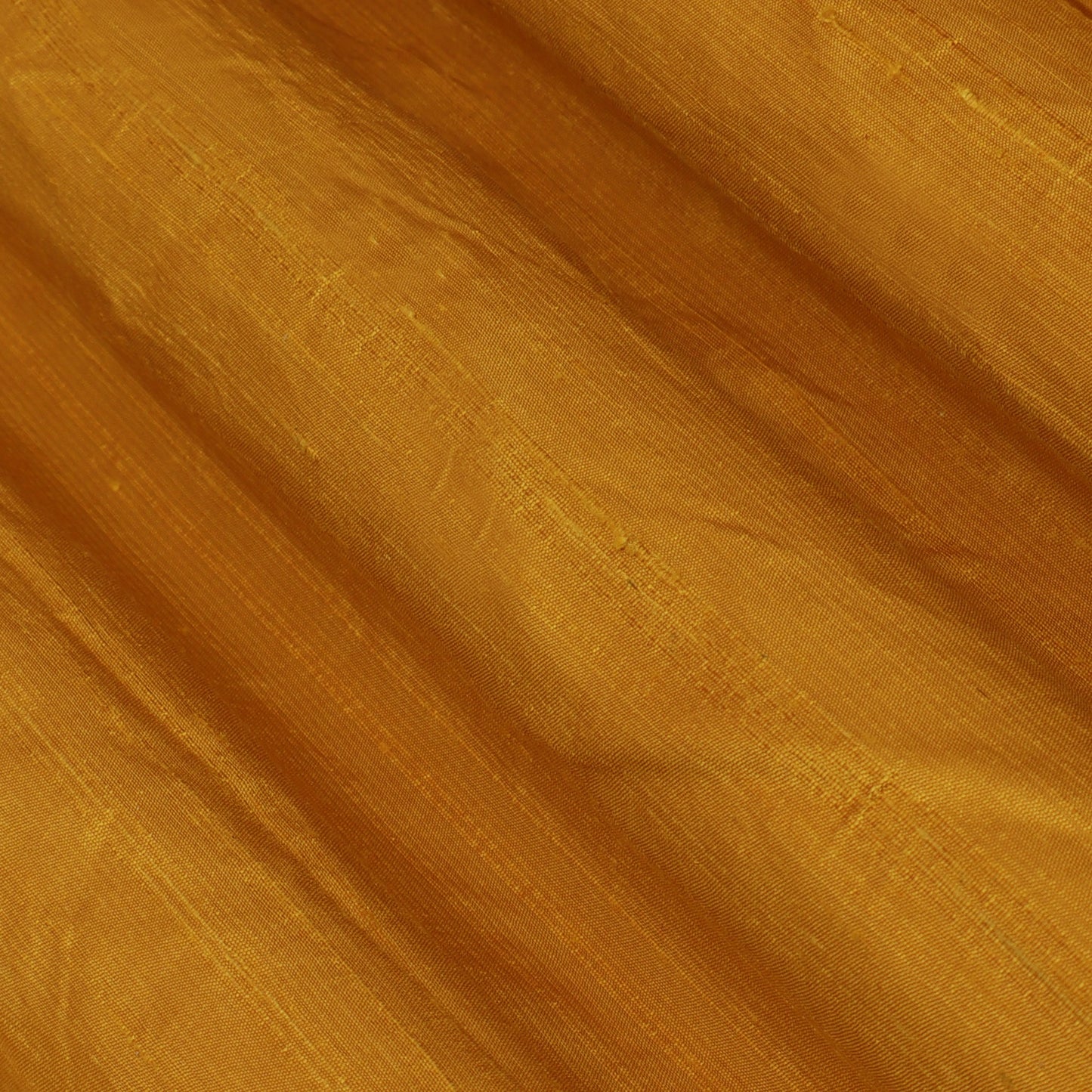 Mustard Color Raw Silk Plain Fabric