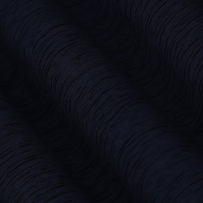 Navy Blue Color Crush Crepe Plain Fabric