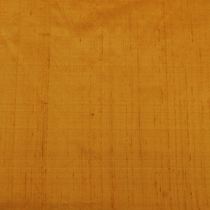 Mustard Color Raw Silk Plain Fabric